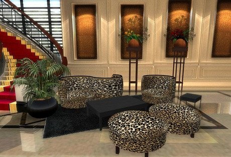 Animal Print Living Room Decor Fresh Second Life Marketplace Leopard S Living Room Set Boxed