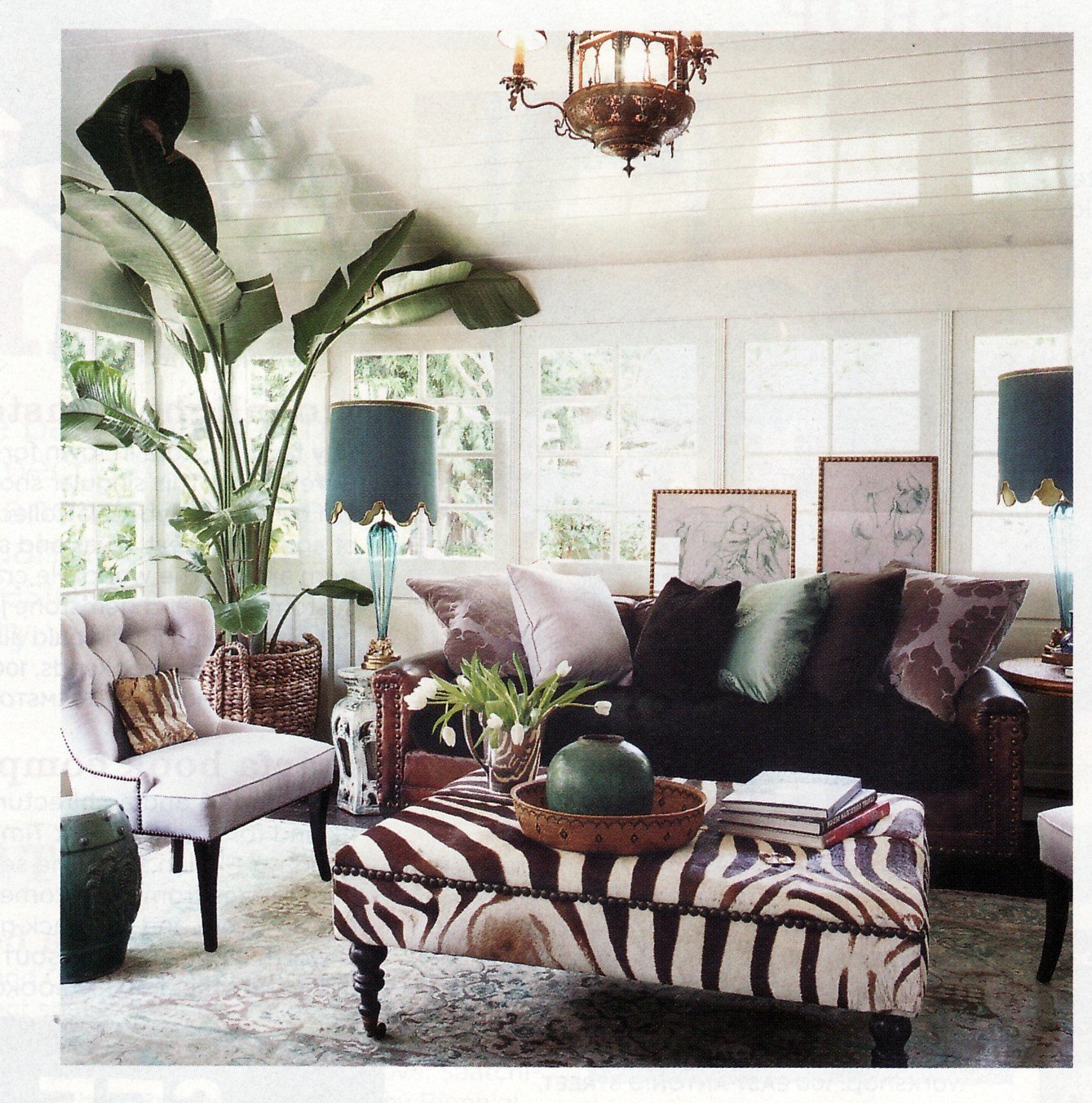 Animal Print Living Room Decor Inspirational Rachel Hazelton Interior Design Style File Boho Chic