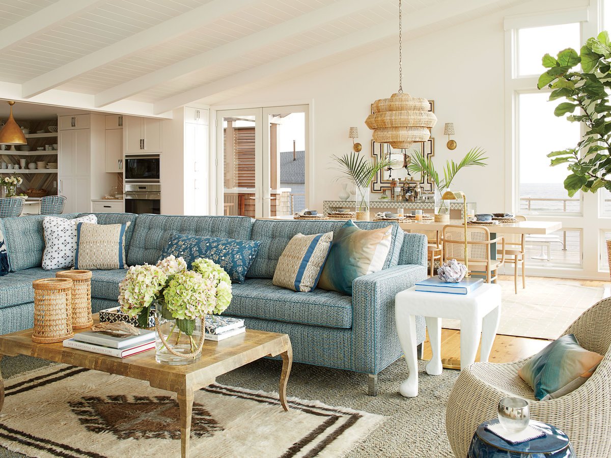 Beach House Living Room Decor Luxury total Beach House Coastal Living