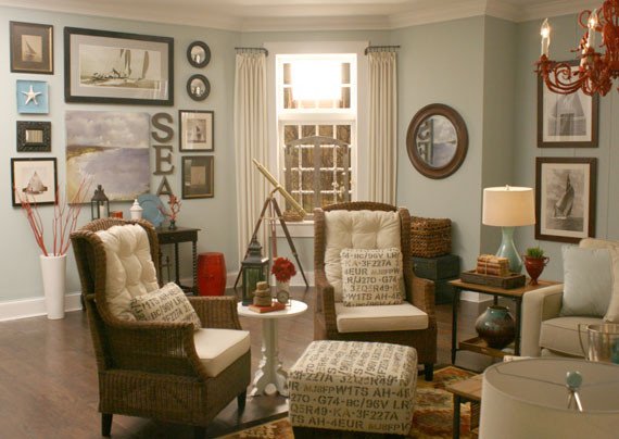 Beach themed Living Room Decor Beautiful Remodelaholic