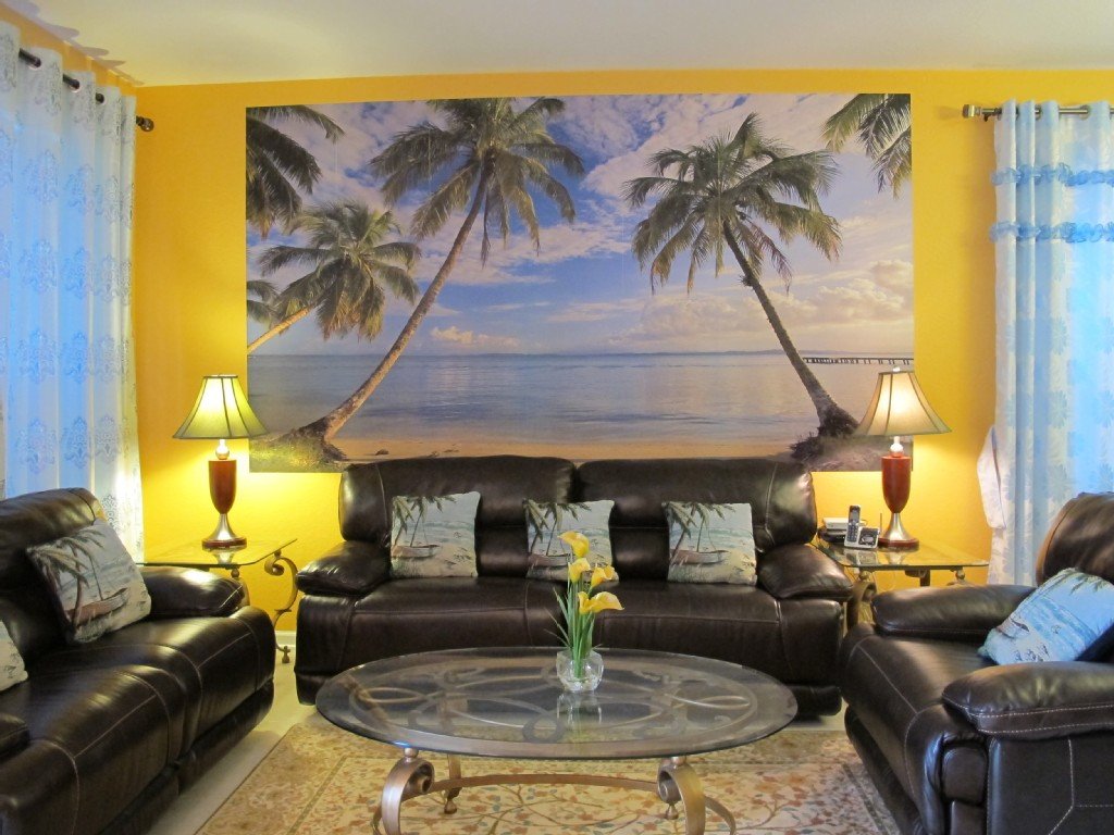 Beach themed Living Room Decor Elegant Beach themed Living Room with Colorful Furniture Set