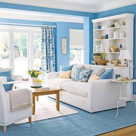 Blue Living Room Decor Ideas New Blue Living Room Decorating Ideas Interior Design