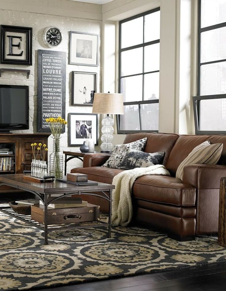 Brown sofa Living Room Decor Best Of Best 25 Brown Leather sofas Ideas On Pinterest