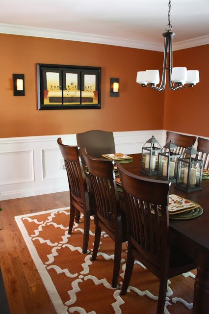 Burnt orange Living Room Decor Inspirational the Yellow Cape Cod before and after A Dining Room Design