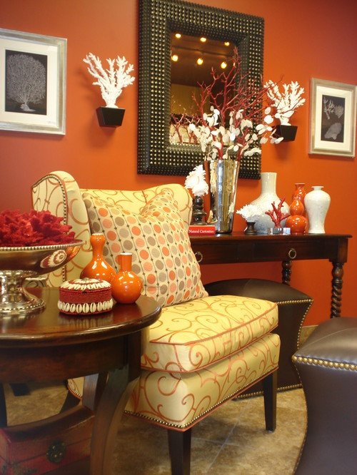 Burnt orange Living Room Decor Unique the Dream Home Project