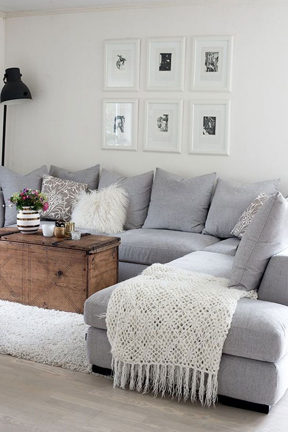 Grey Couch Living Room Decor Fresh This Makes It Cozy and It Might Only Be A Throw or A