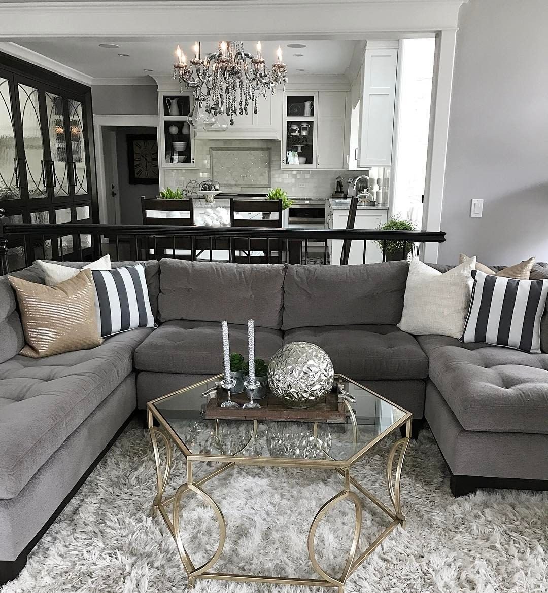 Grey Couch Living Room Decor Inspirational Change Up the Gray Couch with and Chic Black and White