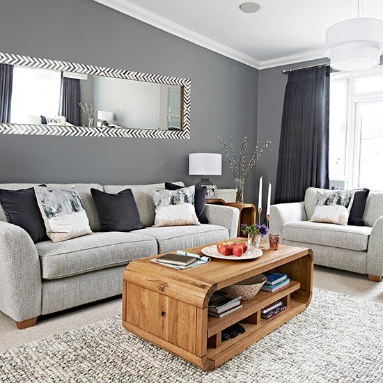 Grey Living Room Decor Ideas Unique Chic Grey Living Room with Clean Lines