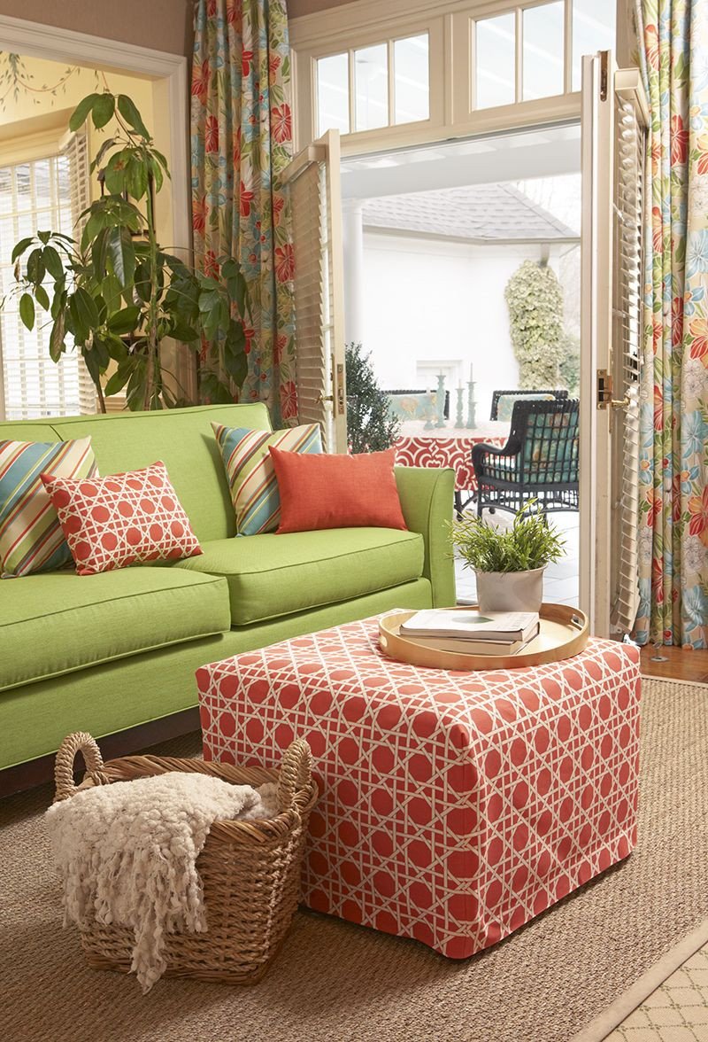 Lime Green Living Room Decor Unique Coral and Lime Green Living Room Color Story Featuring