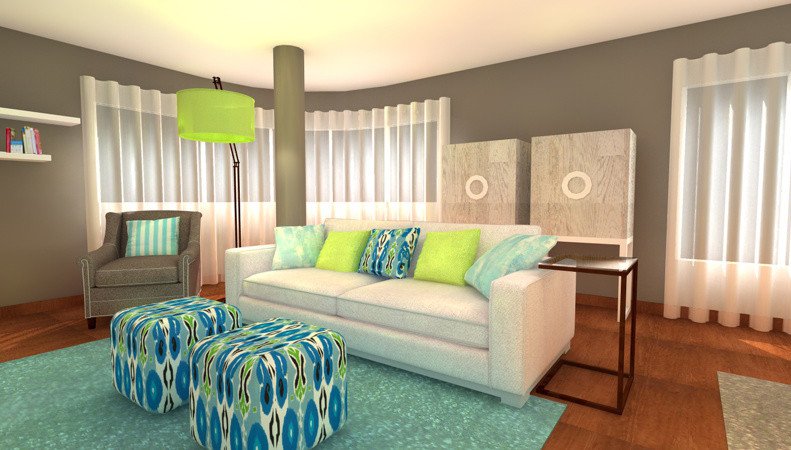 Lime Green Living Room Decor Unique Turquoise and Lime Green Living Room Interior Design Ideas