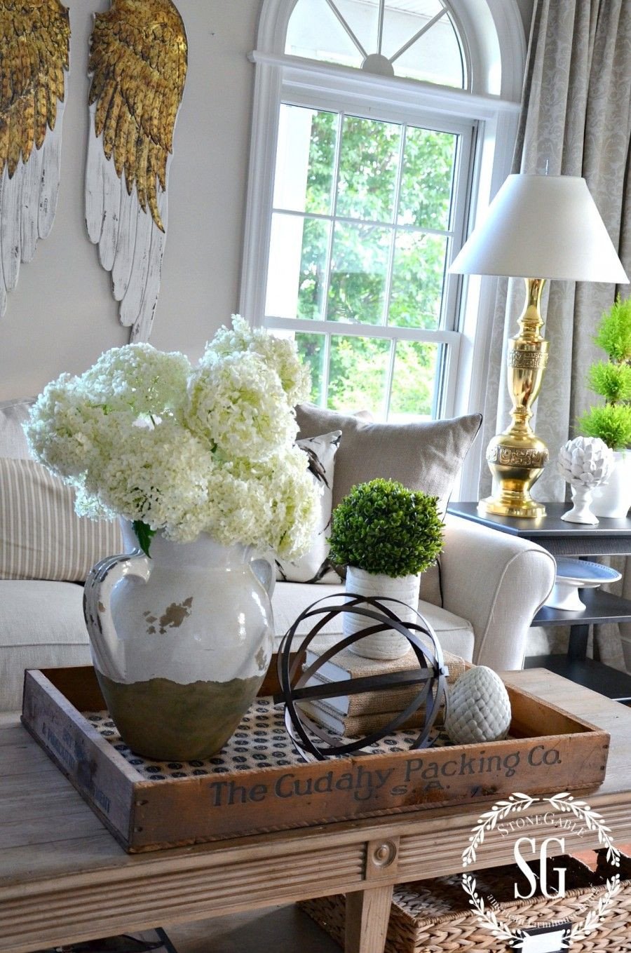 Living Room Center Table Decor Best Of Bhome Summer Open House tour Home Decor