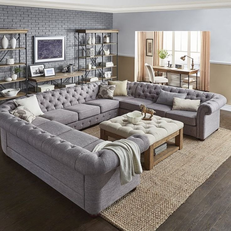 Living Room Decor with Sectional Lovely Gowans Sectional Collection In 2019 Basement