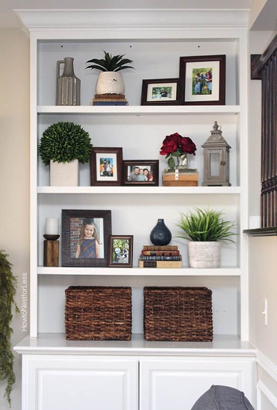 Living Room Ideas Shelves Best Of Styled Family Room Bookshelves