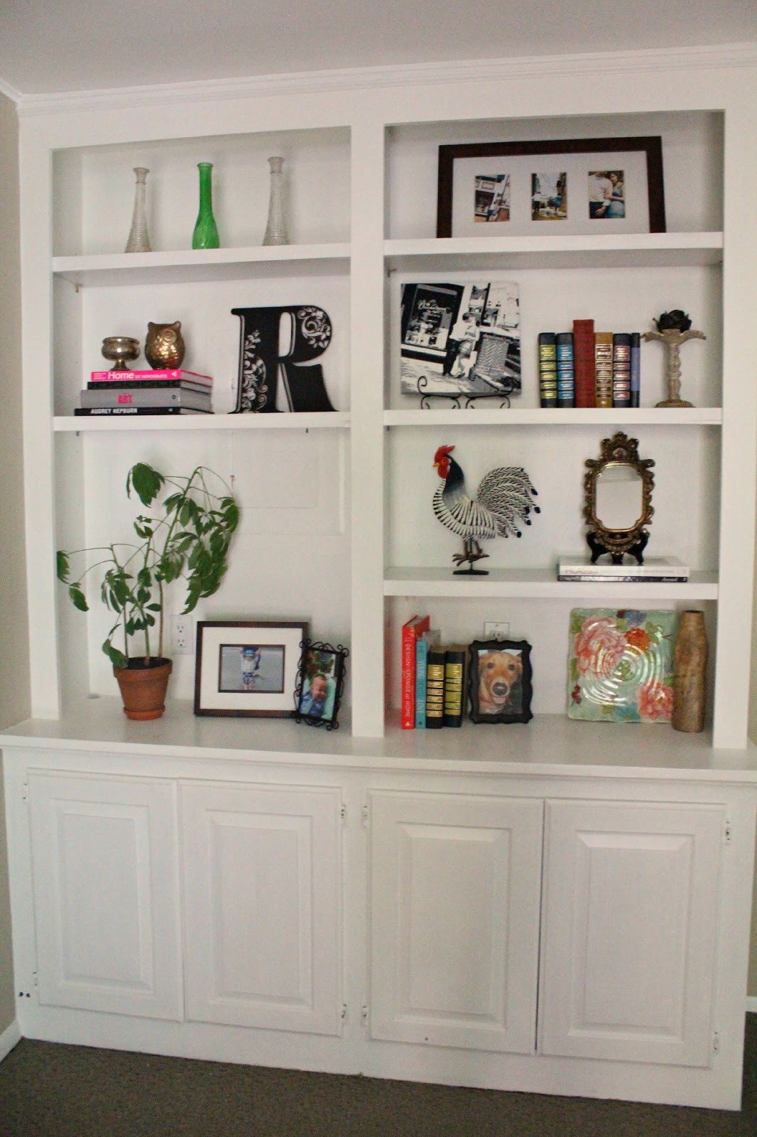 Living Room Ideas Shelves New Ten June My Living Room Built In Bookshelves are Styled