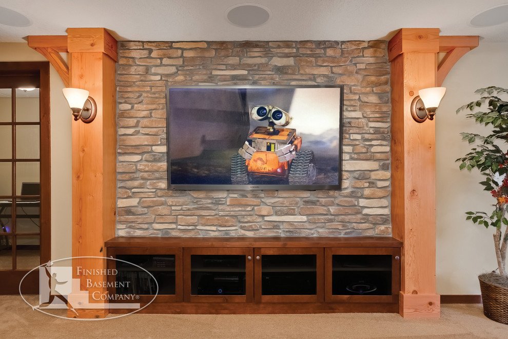 Living Room Ideas Tv Stand Inspirational Terrific Rustic Tv Stand Decorating Ideas for Basement