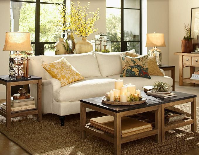 Living Room Table Decor Ideas Unique Down to Earth Style Black White &amp; Earth tones
