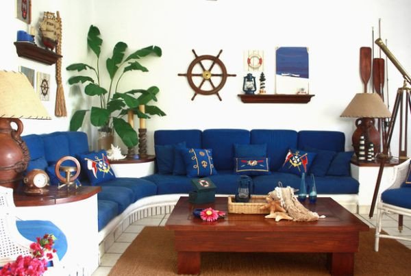 Nautical Decor Ideas Living Room Unique Nautical Decor Ideas From Ship Wheels to Starfish