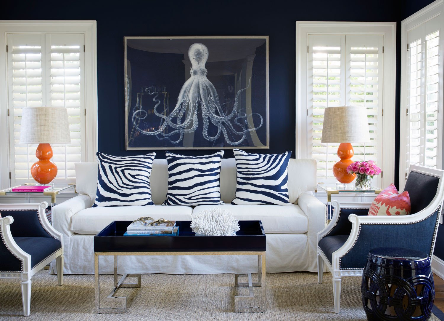 Navy Blue Living Room Decor Elegant Navy Blue Living Room Ideas – Adorable Home