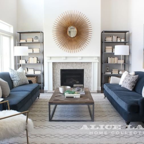 Navy Blue Living Room Decor Inspirational Blue sofa Trend