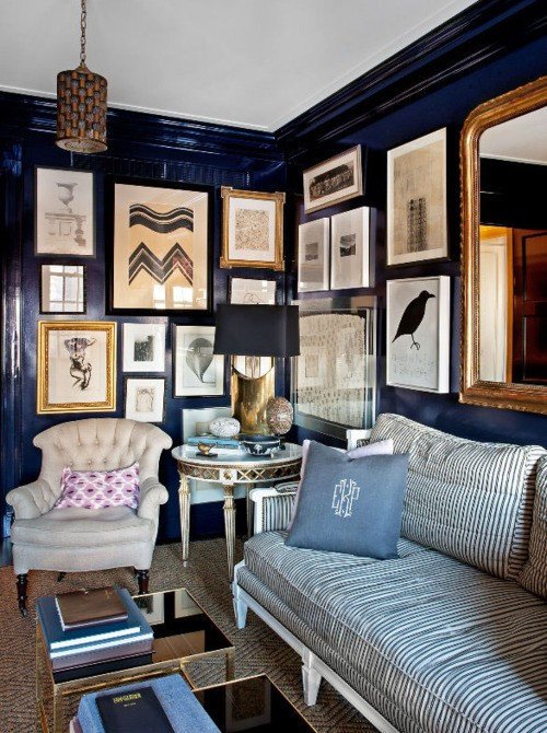 Navy Blue Living Room Decor New Navy Blue