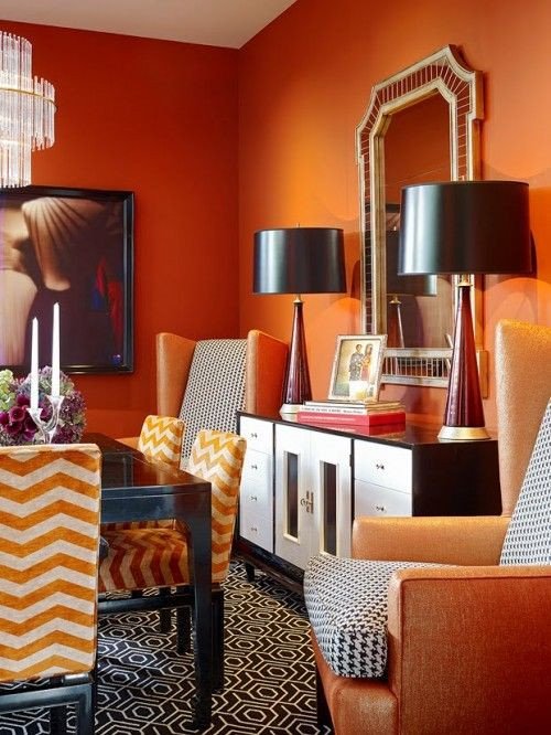 Orange Decor for Living Room Awesome Best 25 orange Rooms Ideas On Pinterest