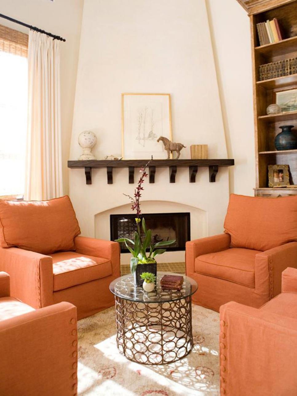 Orange Decor for Living Room Best Of orange Design Ideas