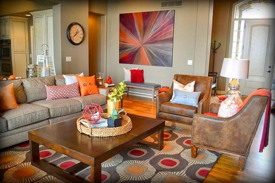 Orange Decor for Living Room Inspirational 40 orange Living Room Ideas S