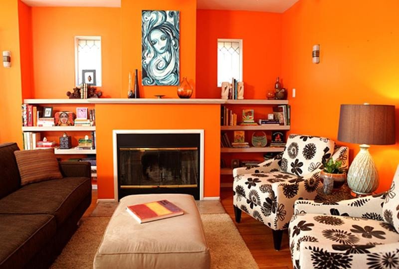 Orange Decor for Living Room Luxury 15 Lively orange Living Room Design Ideas Rilane