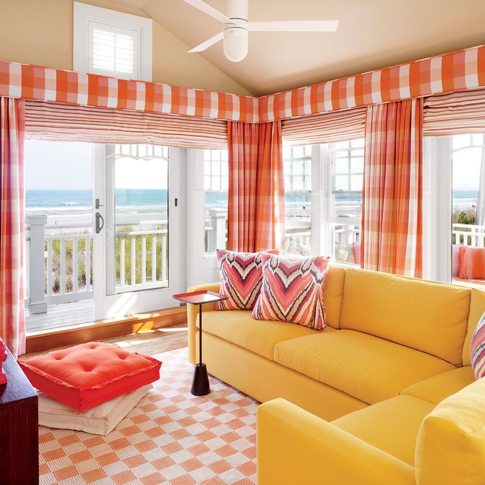 Orange Decor for Living Room Unique 20 Ways to Decorate with orange and Yellow Coastal Living