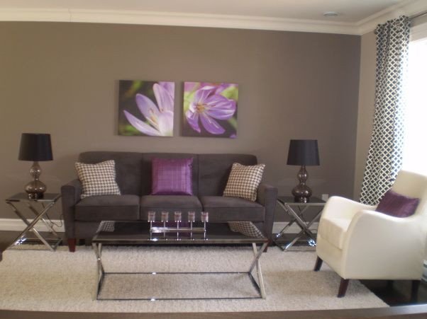 Purple Decor for Living Room Lovely Gray and Purple Living Rooms Ideas