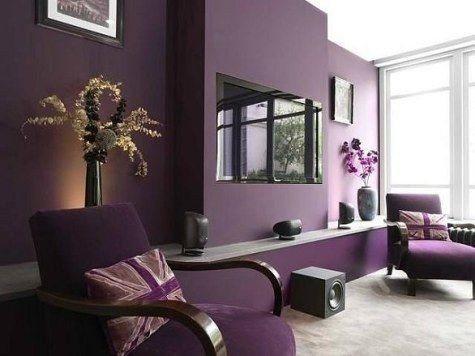 Purple Wall Decor Living Room Awesome 25 Best Ideas About Purple Living Rooms On Pinterest