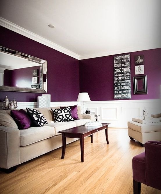 Purple Wall Decor Living Room Unique Color Of New Accent Wall In My Bedroom Possible