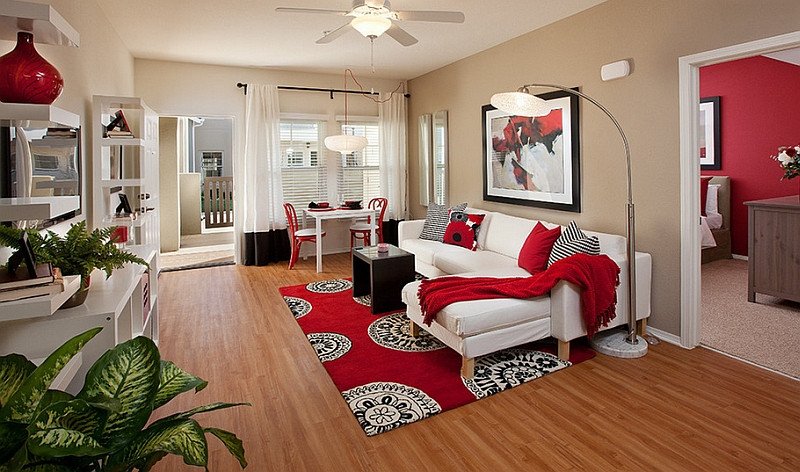 Red Decor for Living Room Best Of Red Black and White Interiors Living Rooms Kitchens