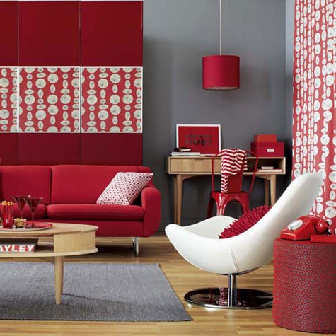 Red Decor for Living Room New A Red Room Decorating with the Color Red