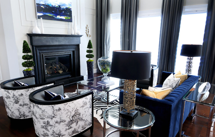 Royal Blue Living Room Decor Beautiful Black and White with Royal Blue Decor Native Home Garden