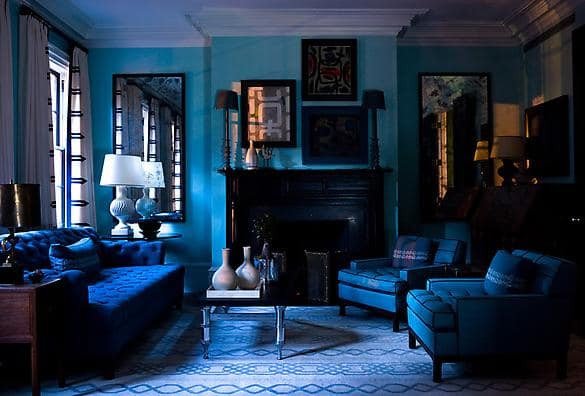 Royal Blue Living Room Decor Inspirational Design Dilemma Monochromatic Rooms