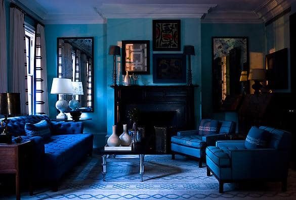 Royal Blue Living Room Decor Inspirational Design Dilemma Monochromatic Rooms