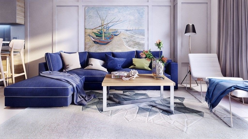 Royal Blue Living Room Decor Lovely Stunning and Beautiful Modern Apartment Design Royal Blue