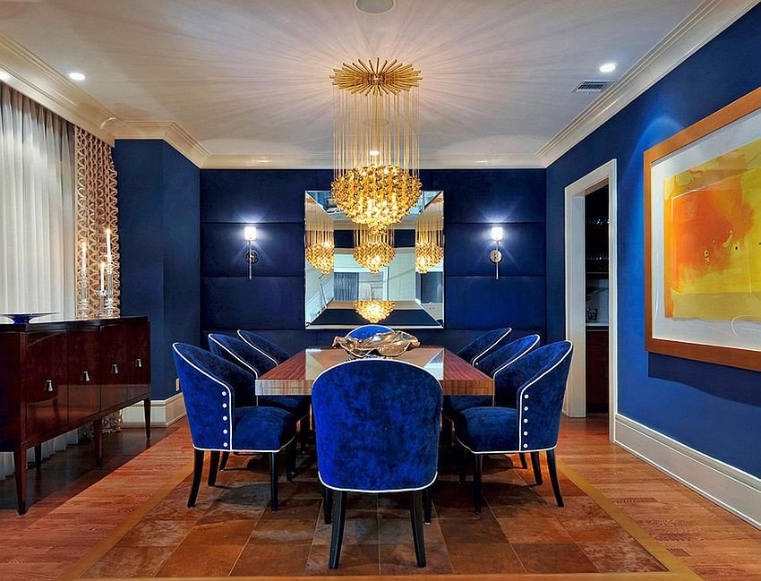 Royal Blue Living Room Decor Unique Blue Dining Rooms 18 Exquisite Inspirations Design Tips