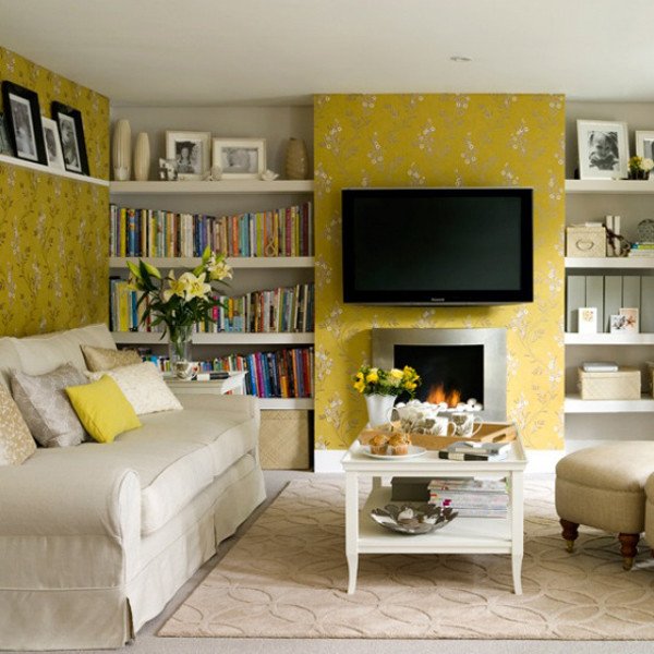Yellow Decor for Living Room Elegant Sunny Yellow Living Room Design Ideas