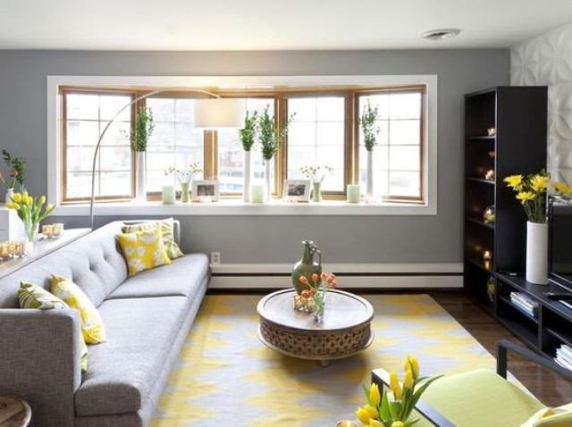 Yellow Decor for Living Room Lovely 29 Stylish Grey and Yellow Living Room Décor Ideas Digsdigs