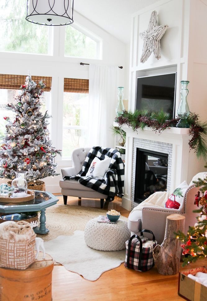 Apartment Living Room Decor Ideas Elegant 50 Christmas Living Room Decor Ideas