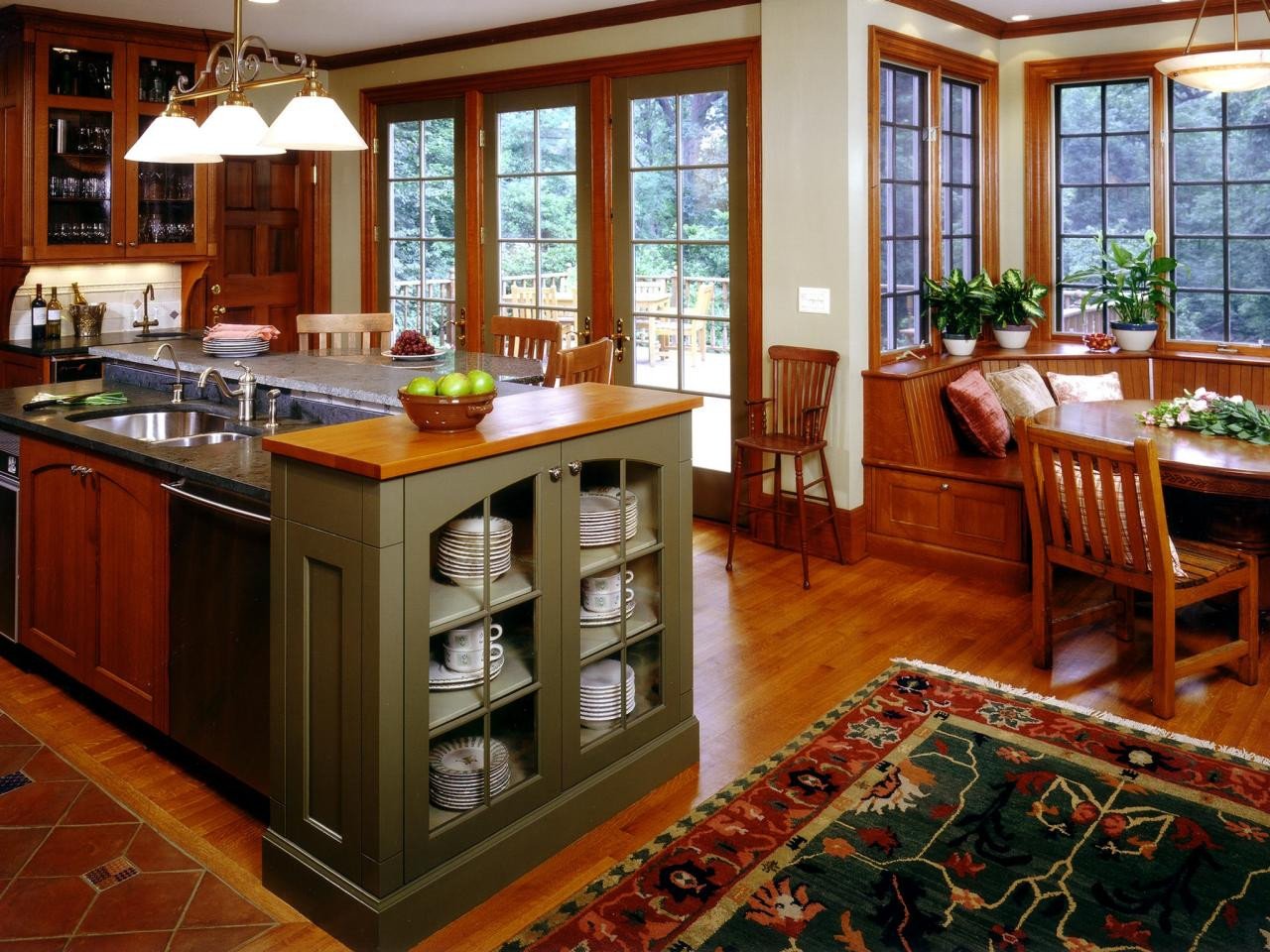 Arts and Crafts Home Decor Lovely Craftsman Style Kitchen Cabinets Hgtv &amp; Ideas