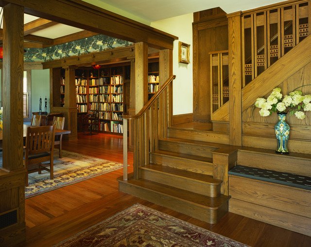 Arts and Crafts Home Decor New Tropical Craftsman Craftsman Staircase Dc Metro by Gardner Mohr Architects Llc