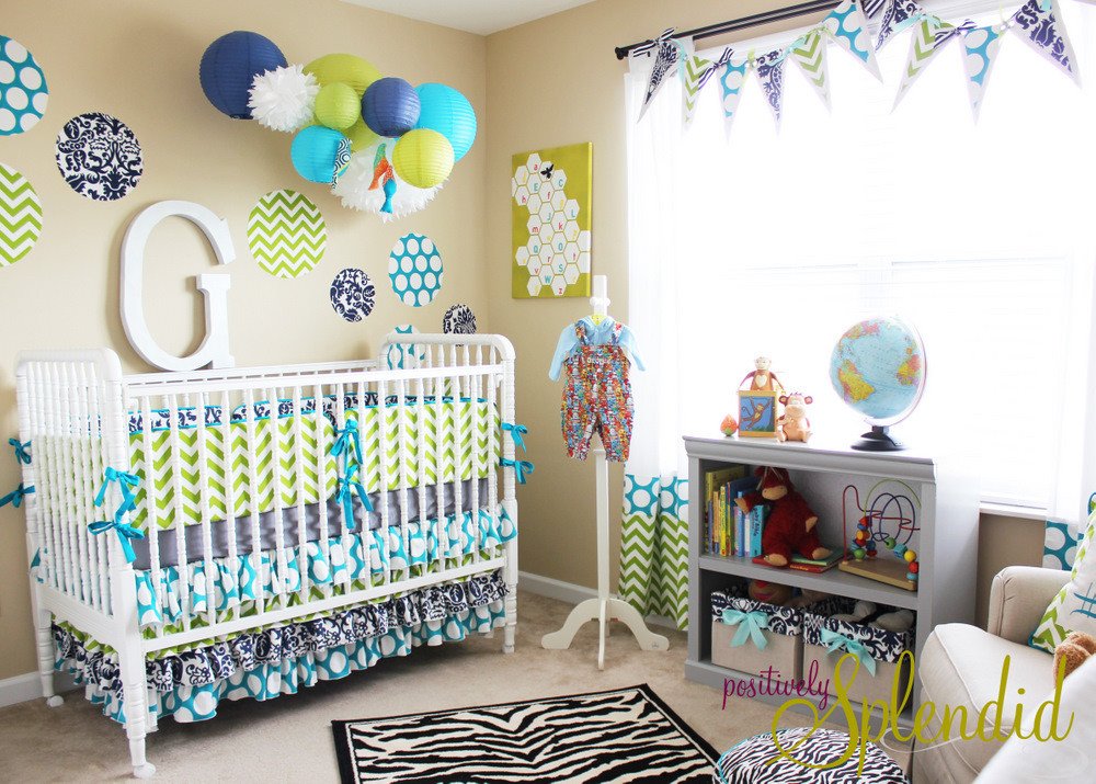 Baby Boy Room Decor Ideas Luxury Baby Boy Nursery tour Positively Splendid Crafts Sewing Recipes and Home Decor