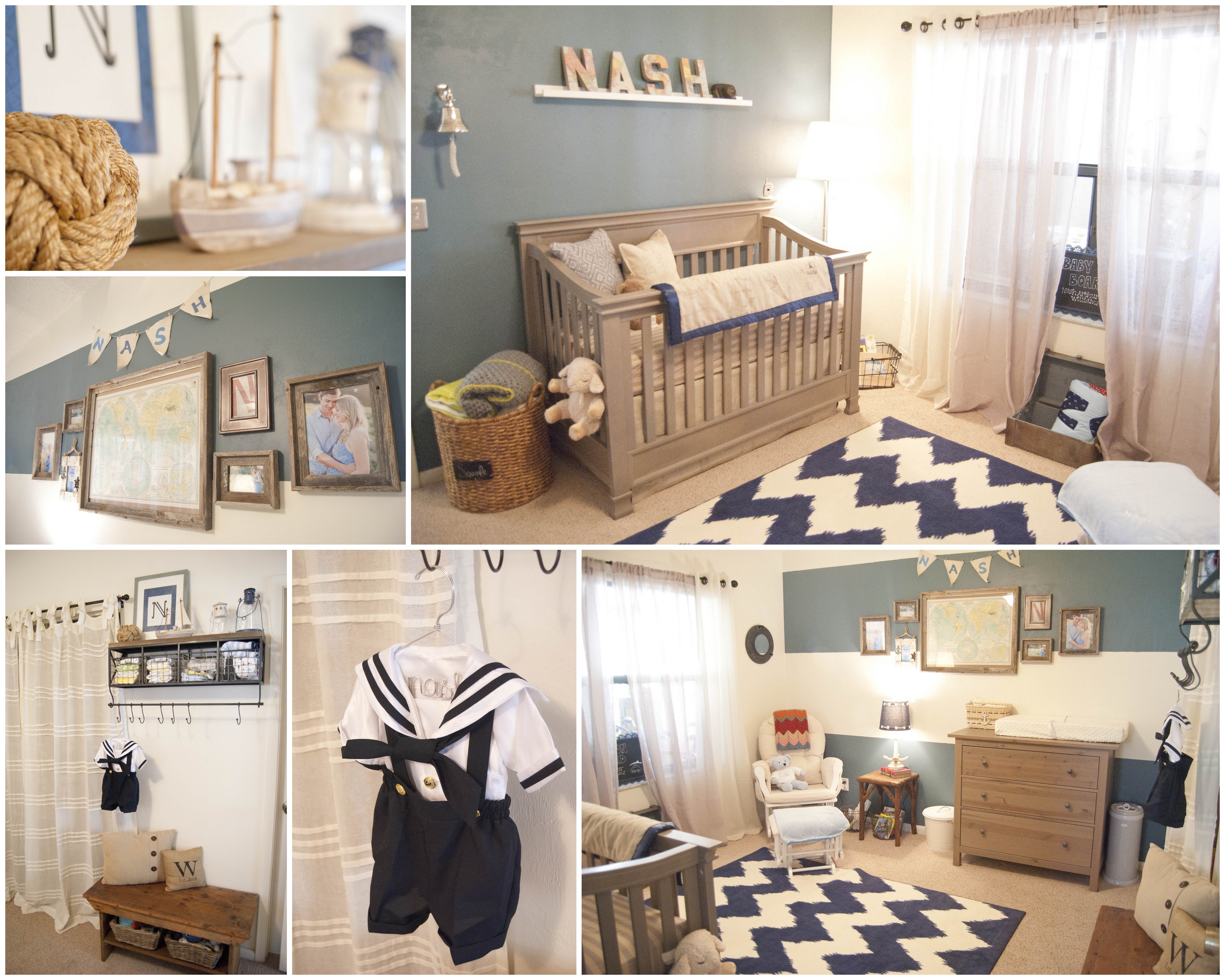 Baby Boy Room Decor Ideas New Baby Nash S Vintage Nautical Nursery Project Nursery