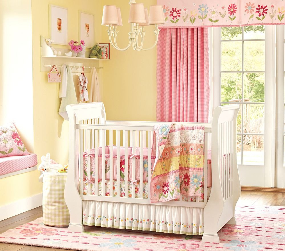 Baby Girl Nursery Decor Ideas Fresh Nice Pink Bedding for Pretty Baby Girl Nursery From Prottery Barn