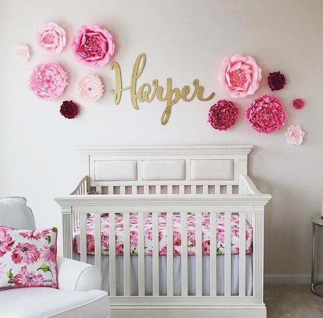 Baby Girl Room Decor Ideas Luxury Baby Name Sign Wood Wall Name Sign Different Font Selections Available