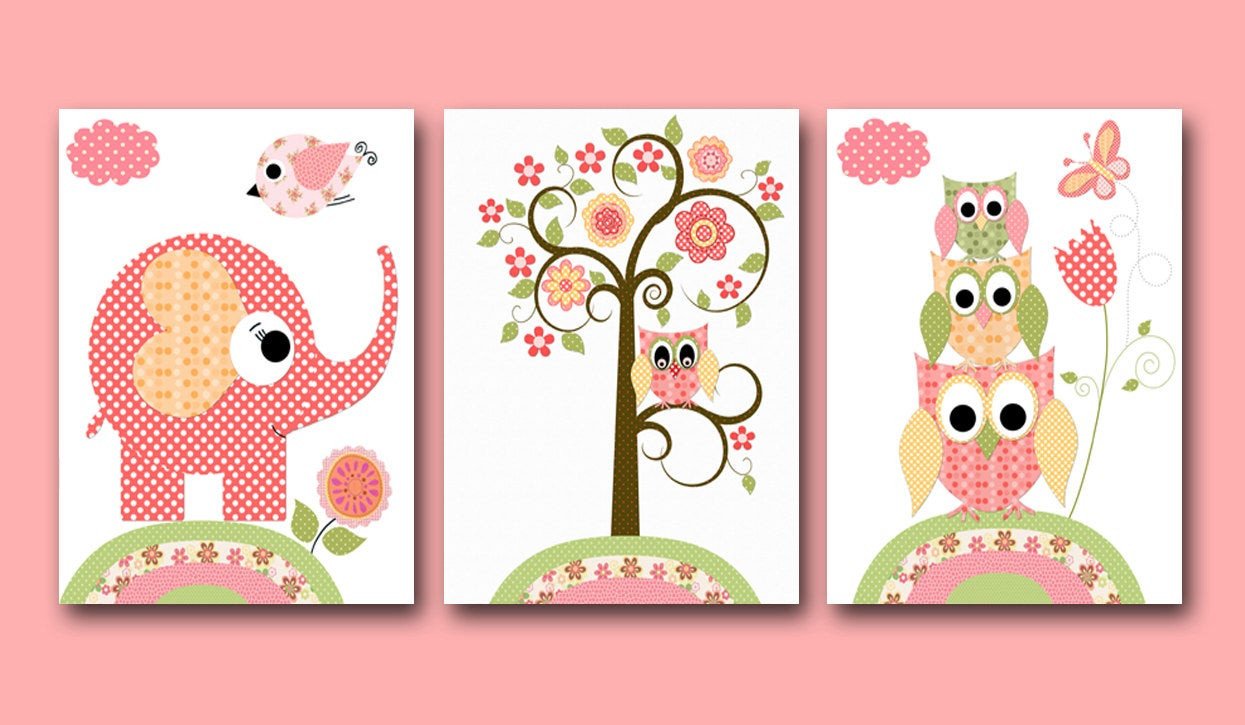 Baby Girl Room Wall Decor Best Of Nursery Art for Children Kids Wall Art Baby Girl Nursery Baby