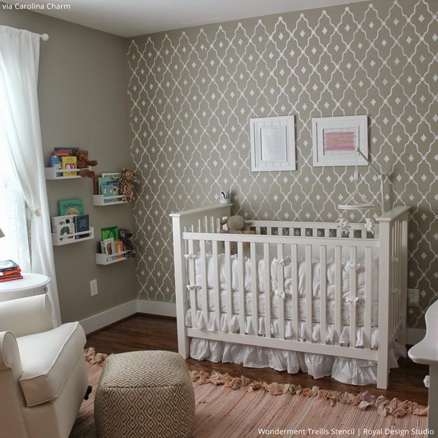 Baby Room Wall Decor Ideas Best Of 5 Baby Room Decor Accent Walls Ideas with Nursery Stencils